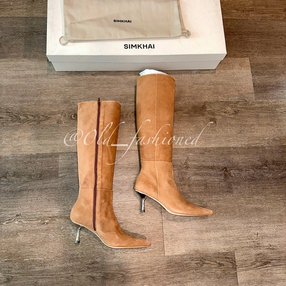 SIMKHAI Leather Sam Boots - Picture 7 of 16